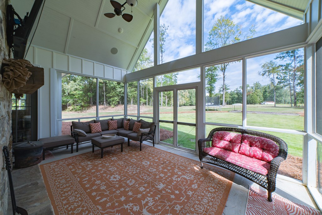 100 Allen Lake Road Waverly Hall, GA 31831 - Photo 54 of 62 Screened Back Porch with Gas Starter Fireplace