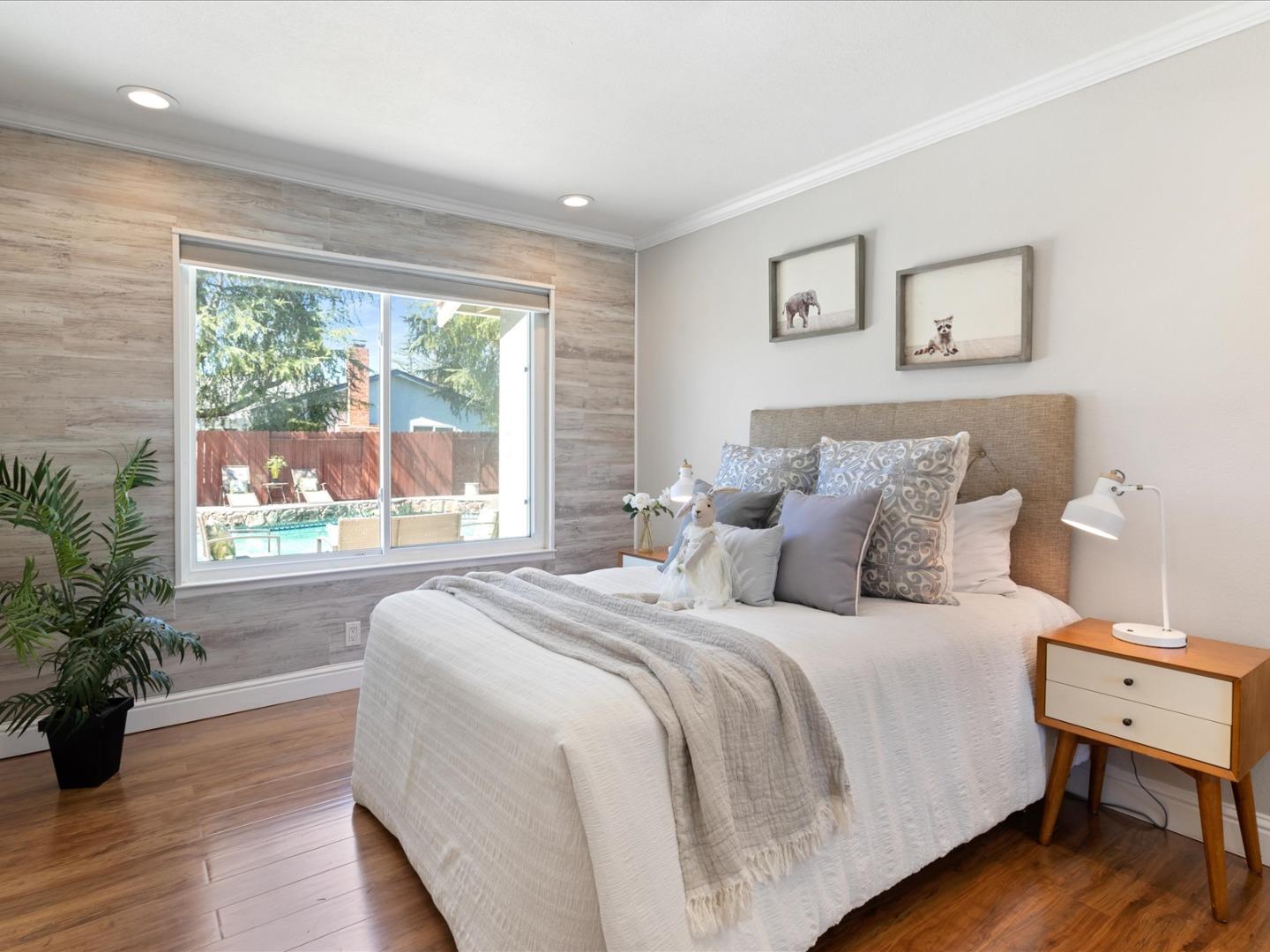 821 Pinehurst Place San Ramon, CA 94583 - Photo 16 of 26 a bedroom with a bed and a large window