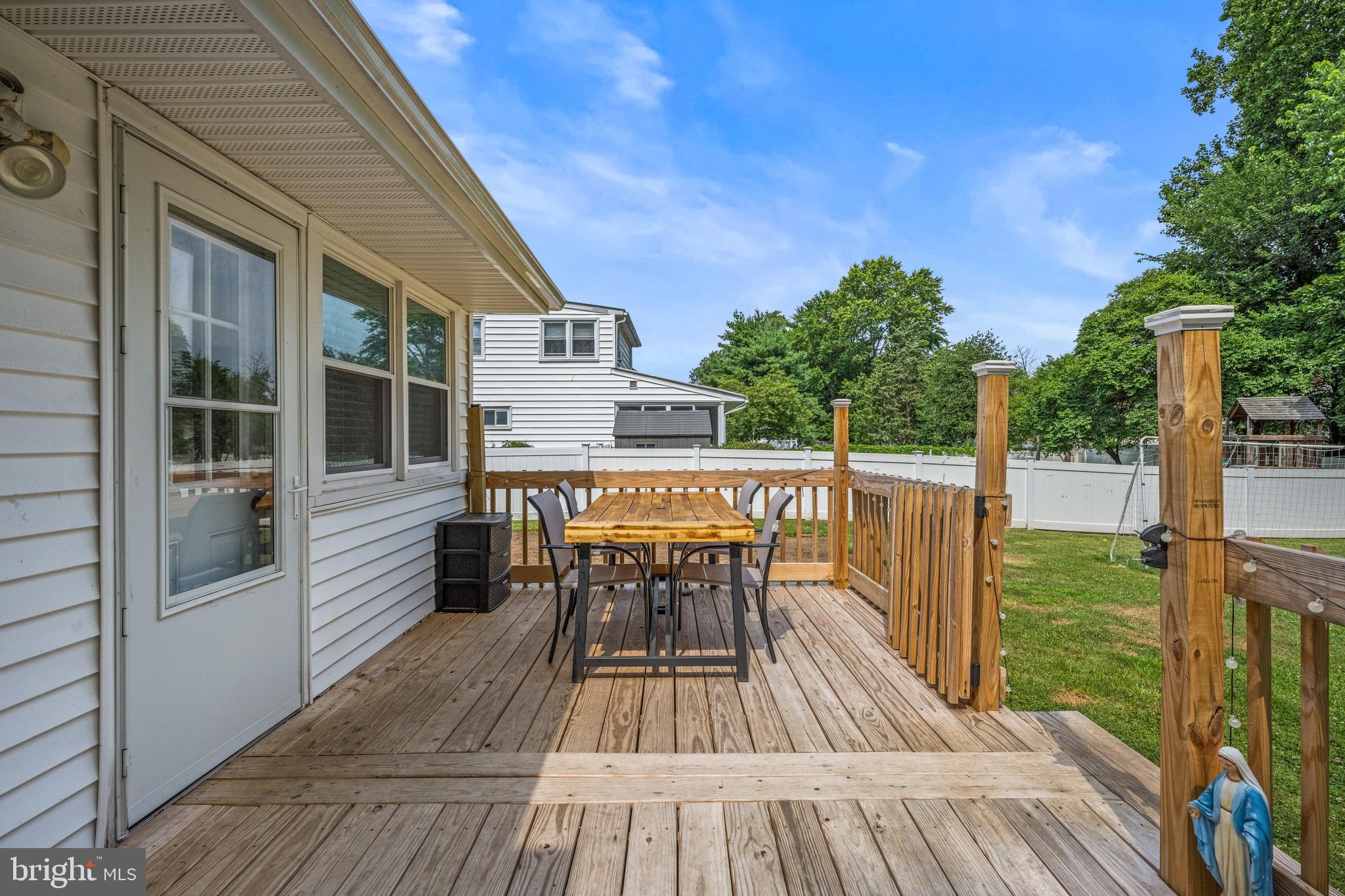 329 Sheffield Road Cherry Hill, NJ 08034 - Photo 22 of 30 a view of balcony with deck and outdoor seating