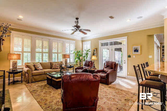 33509 Alder Circle Daphne, AL 36527 - Photo 12 of 28 Keeping Room with French Doors that Lead to Screen Porch