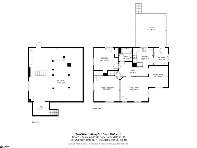 $214,900 | 137 South Cleveland Park Drive, Spartanburg, SC 29303