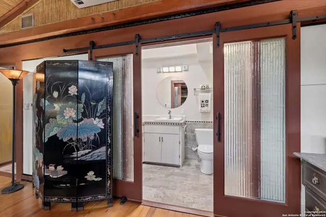 a view of a entryway door of the house