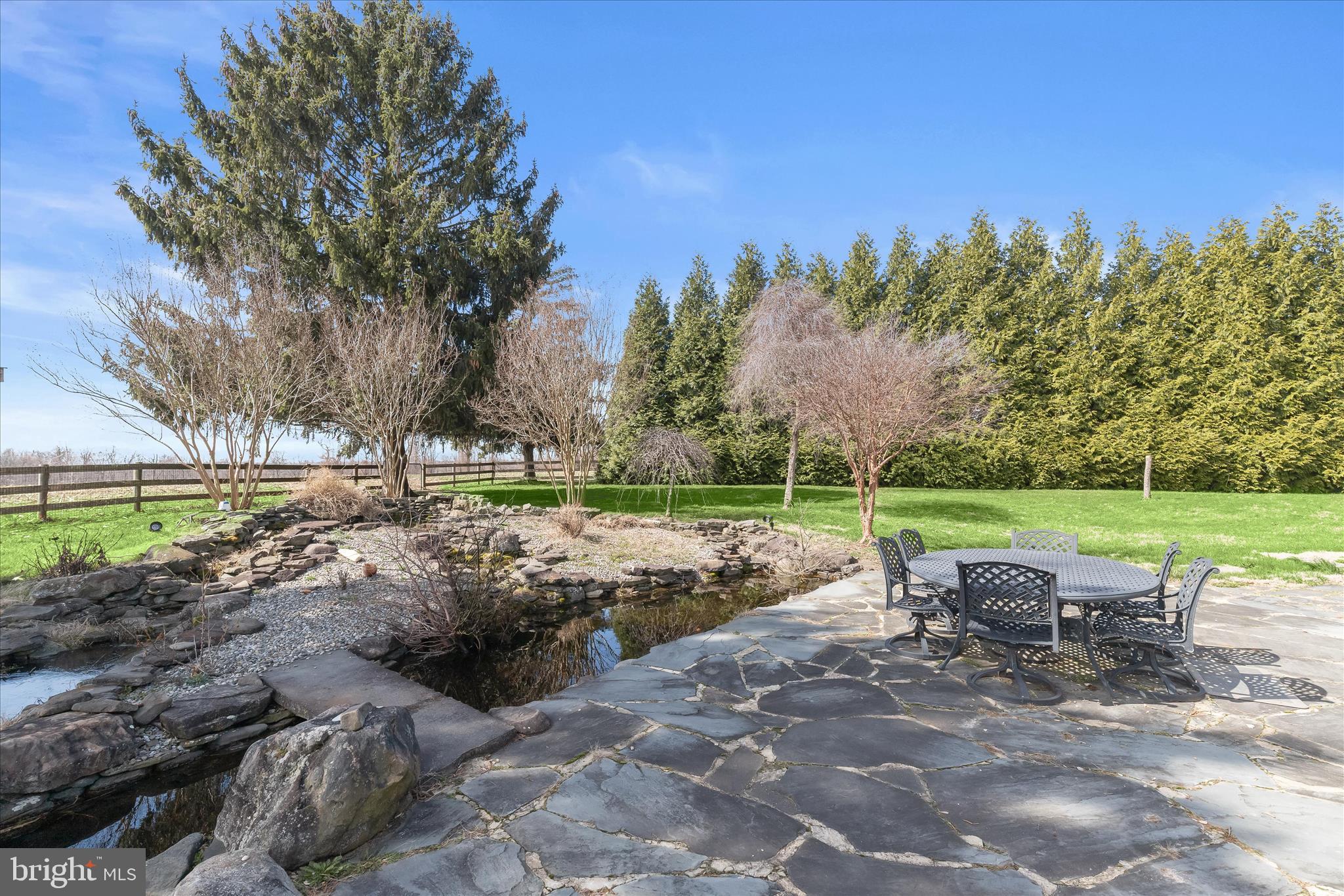 3919 West Chapel Road Aberdeen, MD 21001 - Photo 51 of 63 Koi Pond with Waterfall Feature and Koi Pond