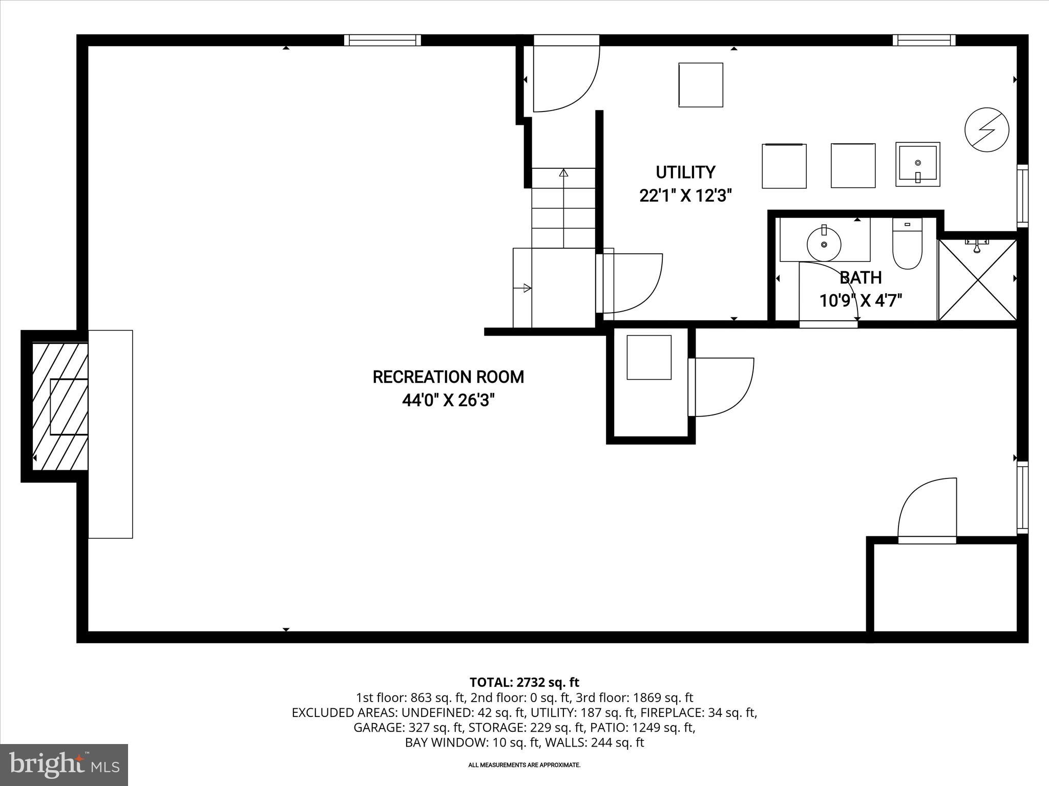 3919 West Chapel Road Aberdeen, MD 21001 - Photo 61 of 63 Lower Level Floor Plan