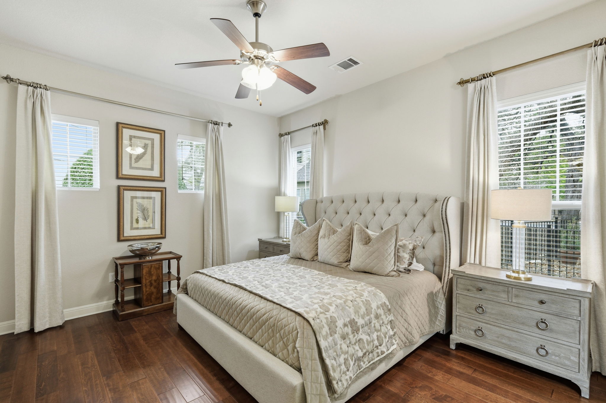 2608 Barbera Pass, Unit 90 Austin, TX 78748 - Photo 11 of 37 Wow!!! What a beautiful primary bedroom on the main level.