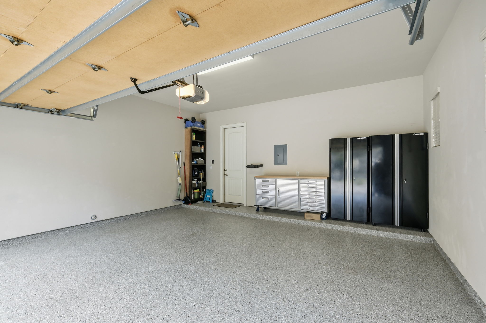 2608 Barbera Pass, Unit 90 Austin, TX 78748 - Photo 23 of 37 2 Car Garage showing Epoxy Floor.