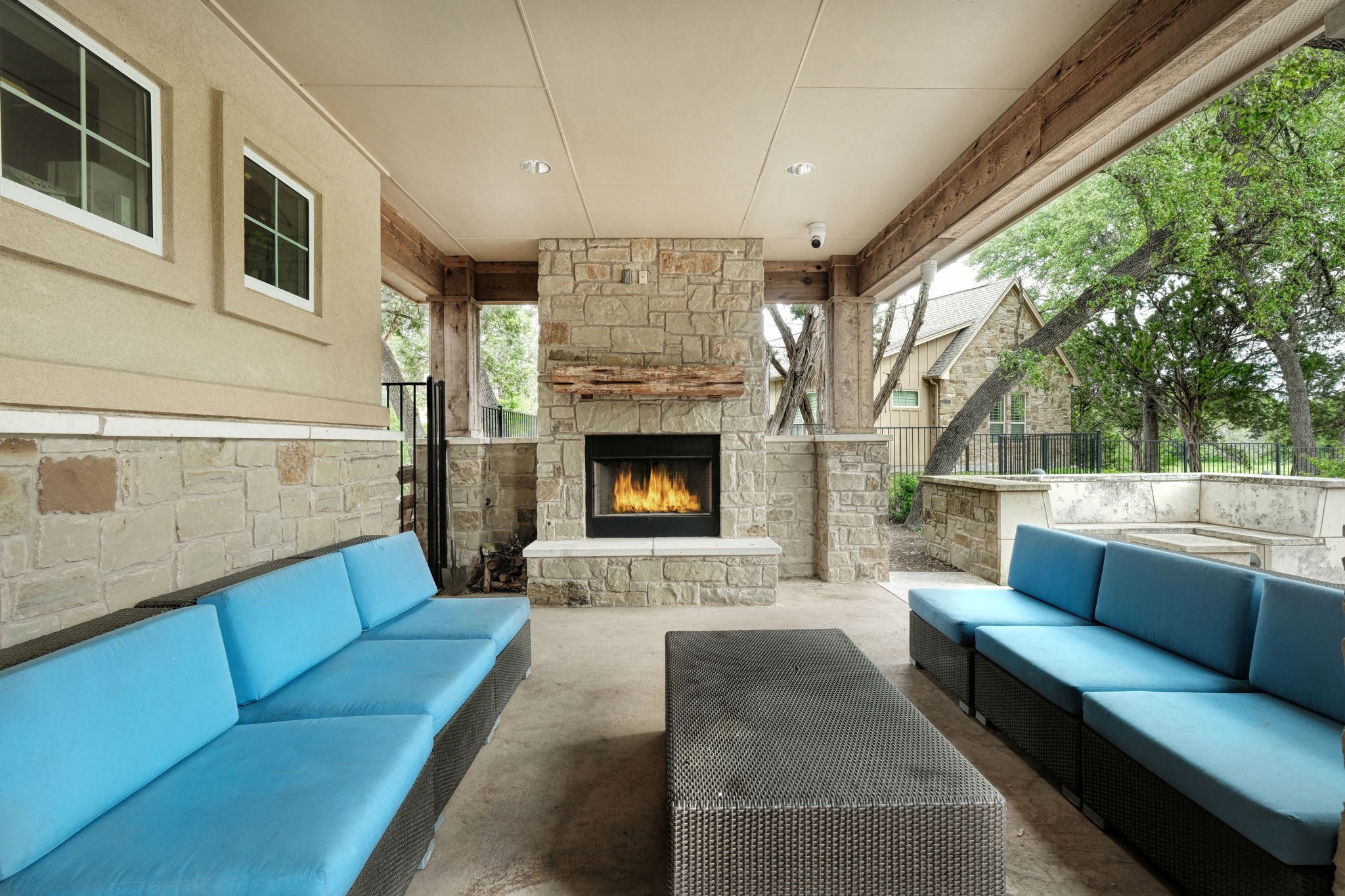 2608 Barbera Pass, Unit 90 Austin, TX 78748 - Photo 26 of 37 Community clubhouse with fireplace view.