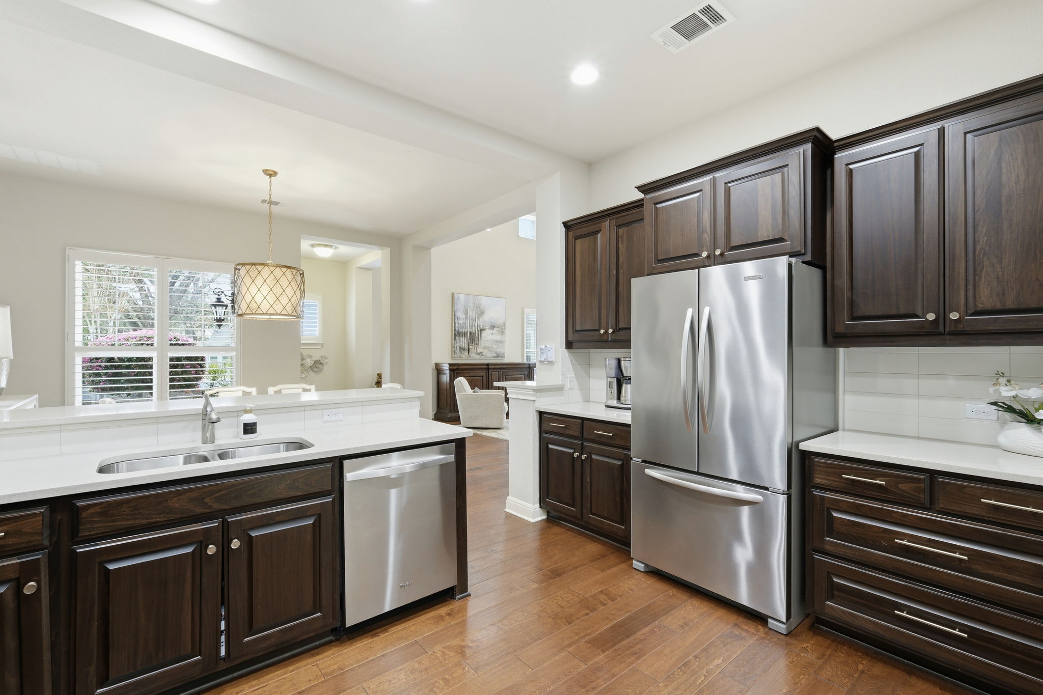 2608 Barbera Pass, Unit 90 Austin, TX 78748 - Photo 9 of 37 View of dining and living room from the kitchen.
