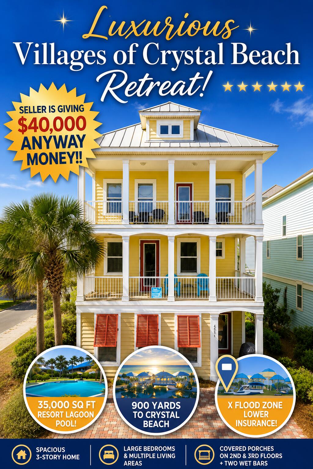 4551 Grand Key Loop West Destin, FL 32541 - Photo 1 of 88 $40k ANYWAY MONEY