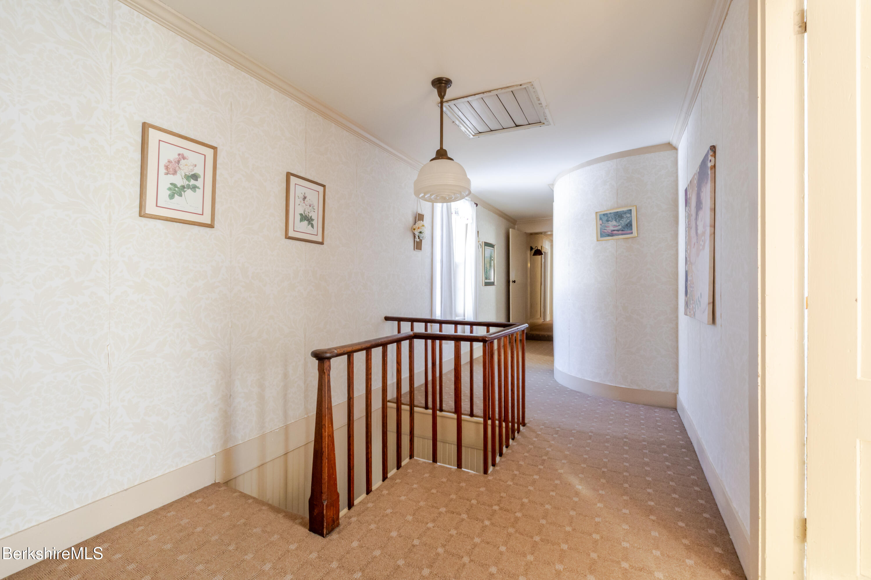 3 Lake Buel Road Great Barrington, MA 01230 - Photo 28 of 58 Upper Level Hallway to 6 Bedrooms