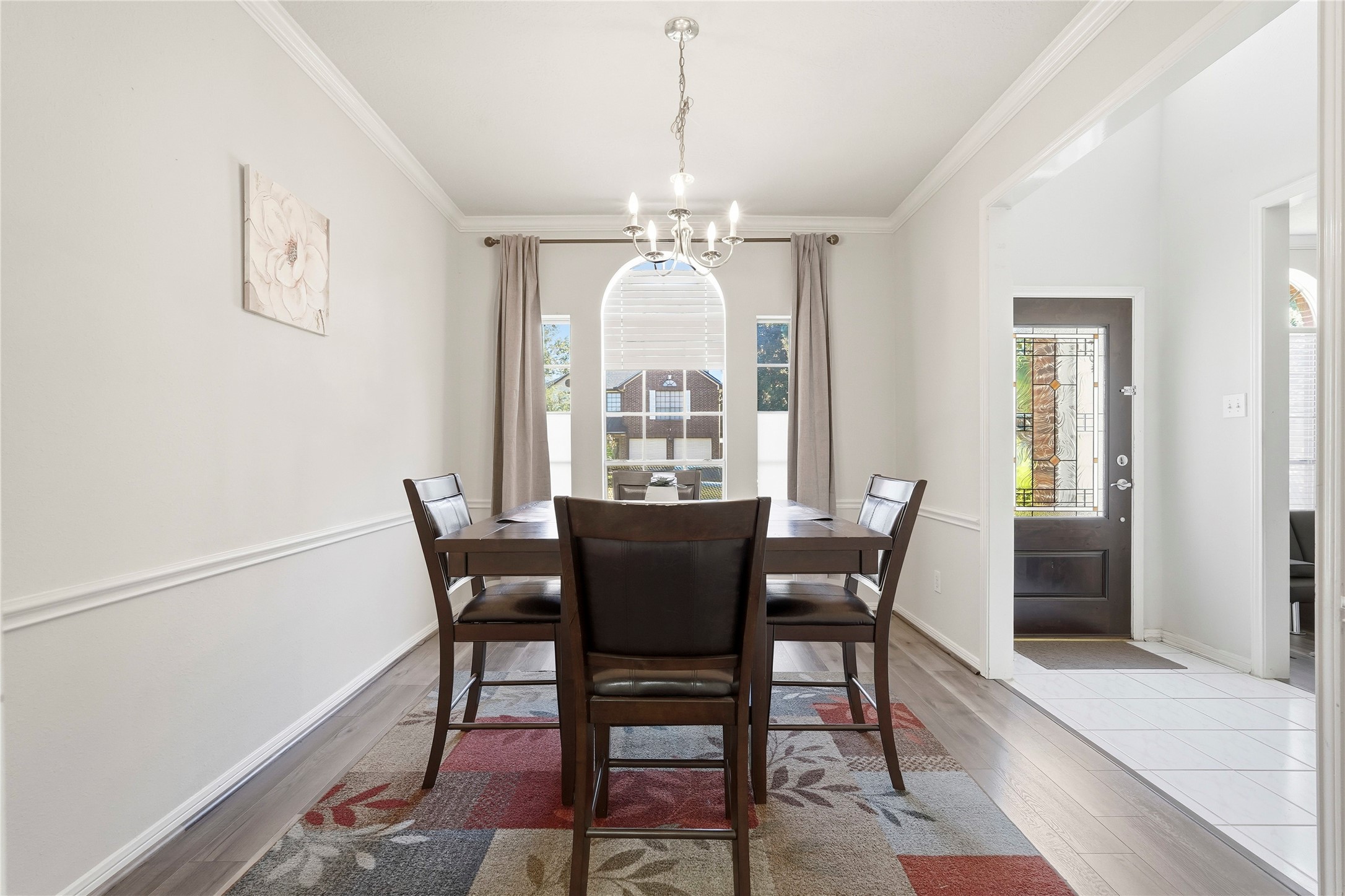 8706 Lone Maple Drive Houston, TX 77083 - Photo 6 of 27 a view of a dining room with furniture window and outside view