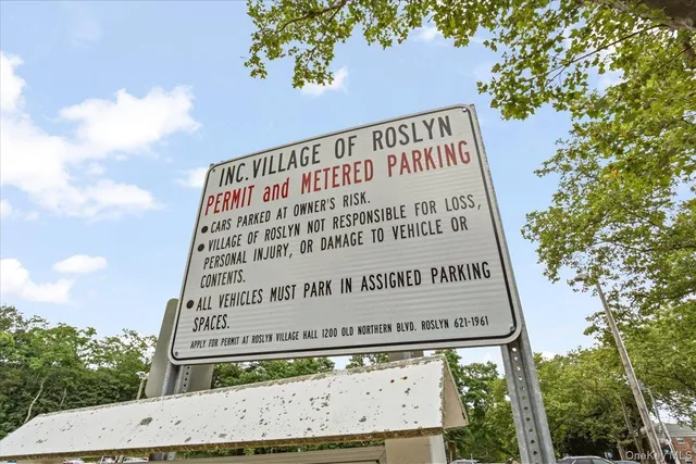 a sign on the side of a building