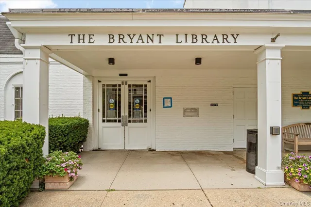 a front view of a building