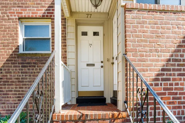 a view of wooden balcony