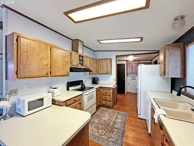 a workspace with furniture and window