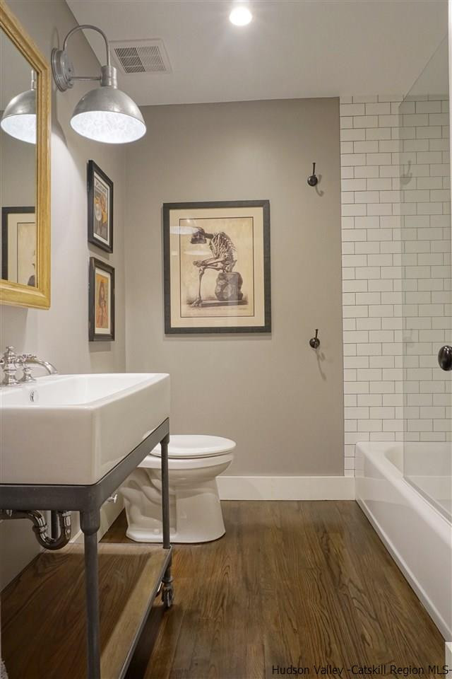 54 Stillwater Road Stone Ridge, NY 12484 - Photo 17 of 35 a bathroom with a sink and a mirror