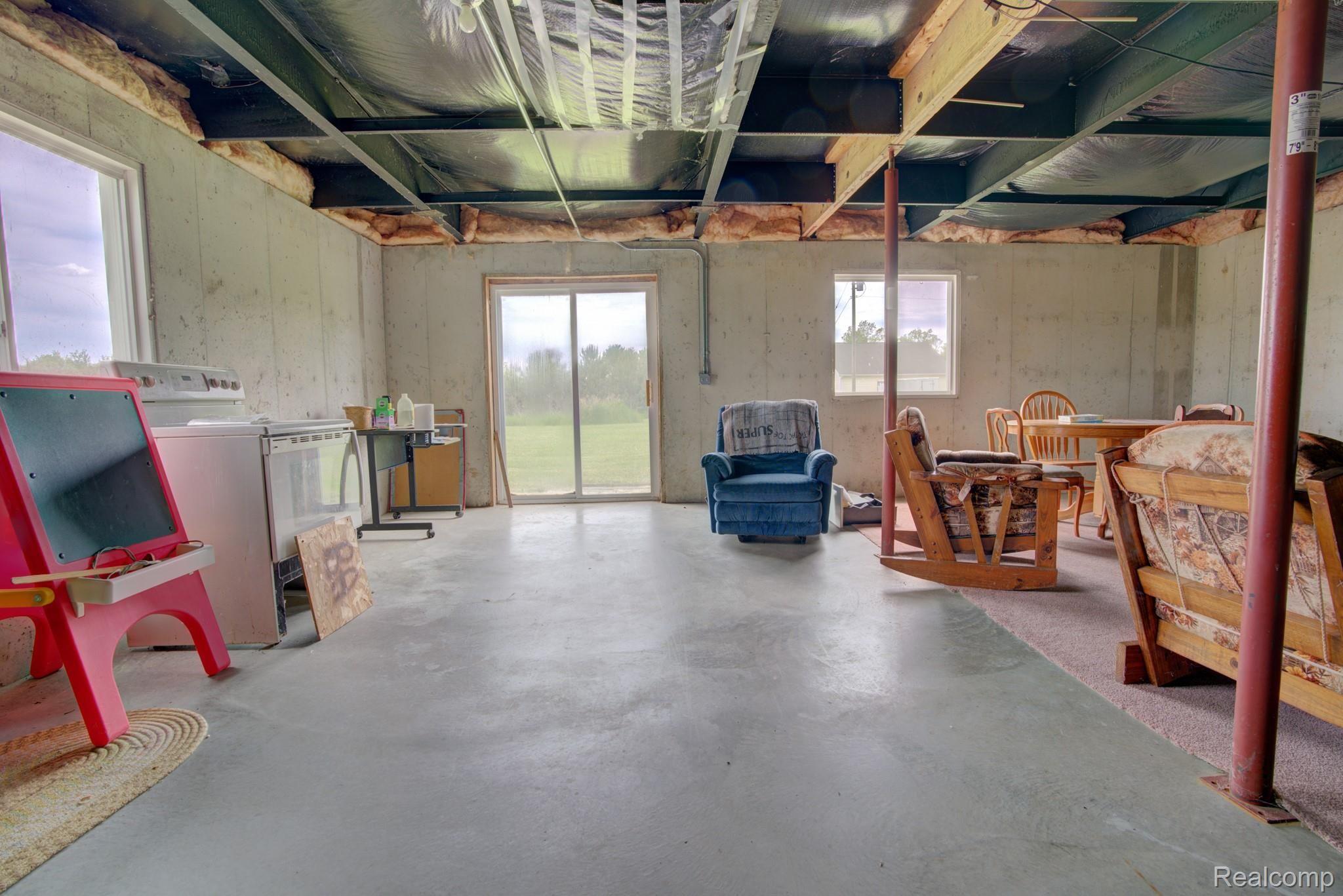 12145 South Bancroft Road Morrice, MI 48857 - Photo 29 of 41 WALK OUT BASEMENT WITH EGRESS WINDOWS TOO!