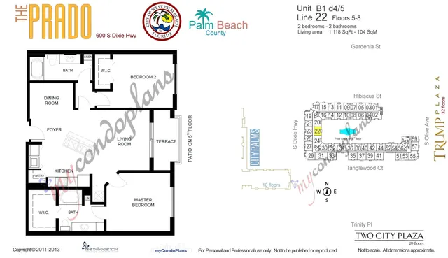$4,995 | 600 South Dixie Highway, Unit 522, West Palm Beach, FL 33401
