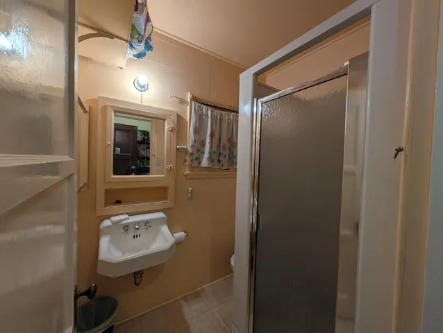 a room with storage and utility