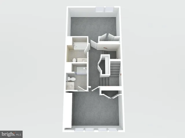 a view of a building with sitting area