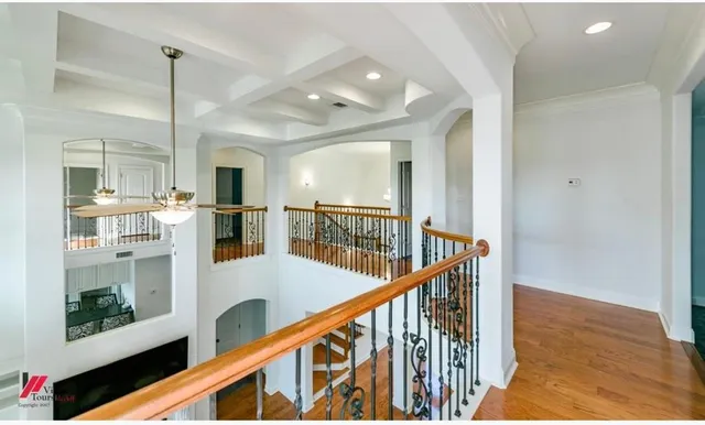 a view of kitchen with furniture and large window