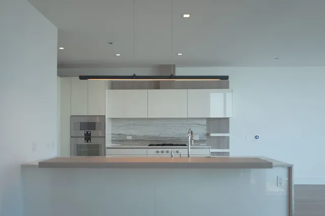 a view of front door and mountain view