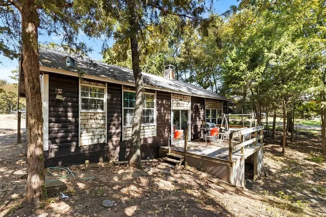 a view of a house with a patio