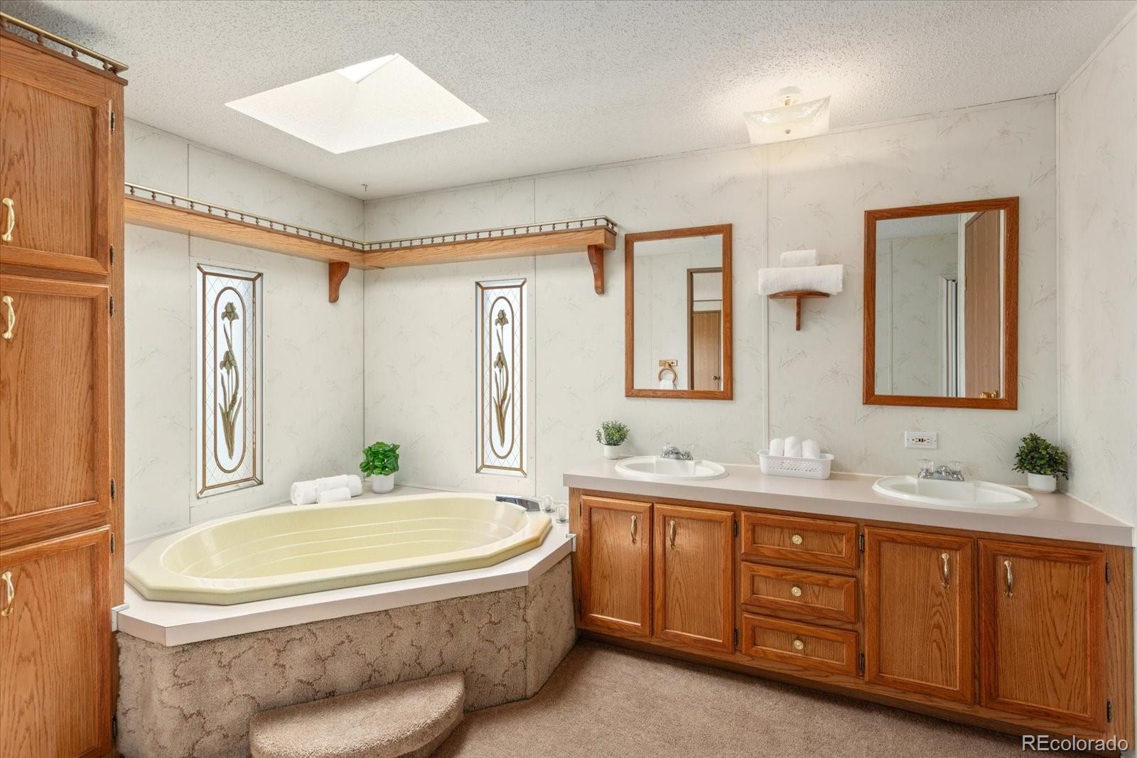 2275 K Path Cotopaxi, CO 81223 - Photo 11 of 28 a bathroom with a tub sink and mirror