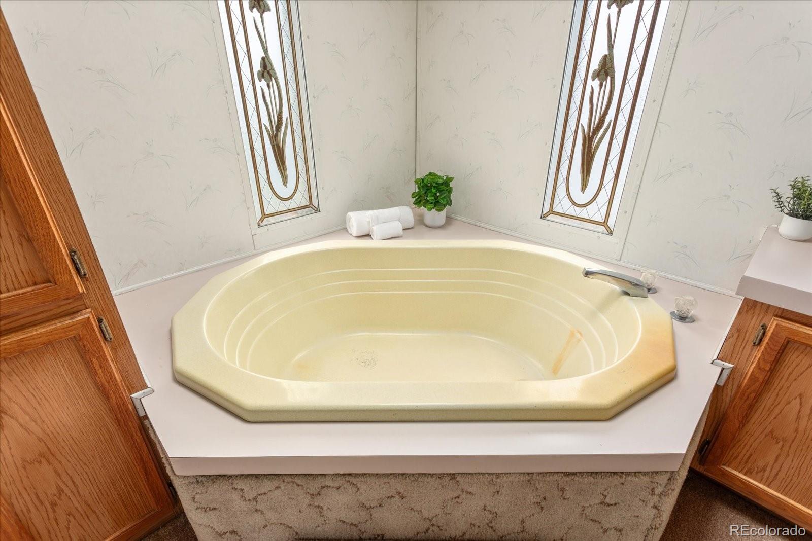 2275 K Path Cotopaxi, CO 81223 - Photo 12 of 28 a bathroom with a tub and a window