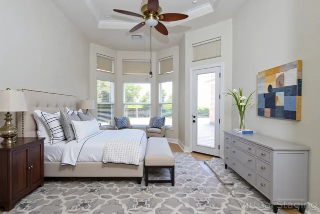 an aerial view of a city with lots of residential buildings