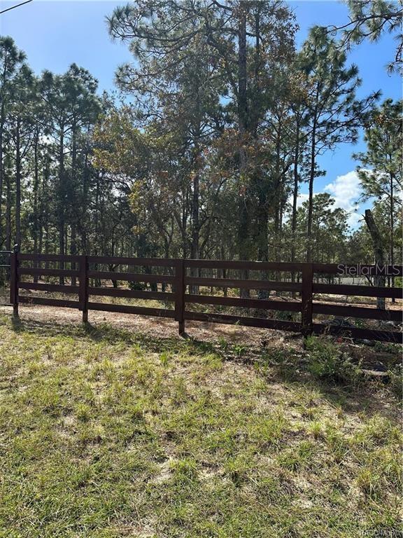 4295 North Bridge Road Beverly Hills, FL 34465 - Photo 78 of 79 a view of a yard with wooden fence