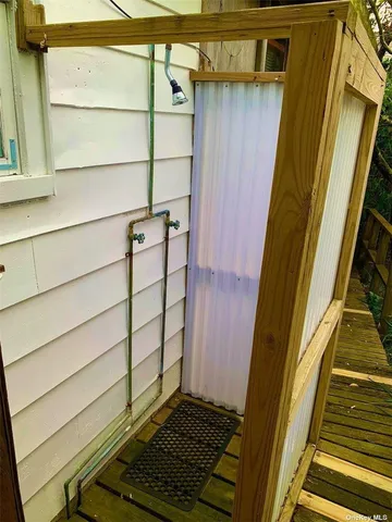 a view of a outdoor space with seating area