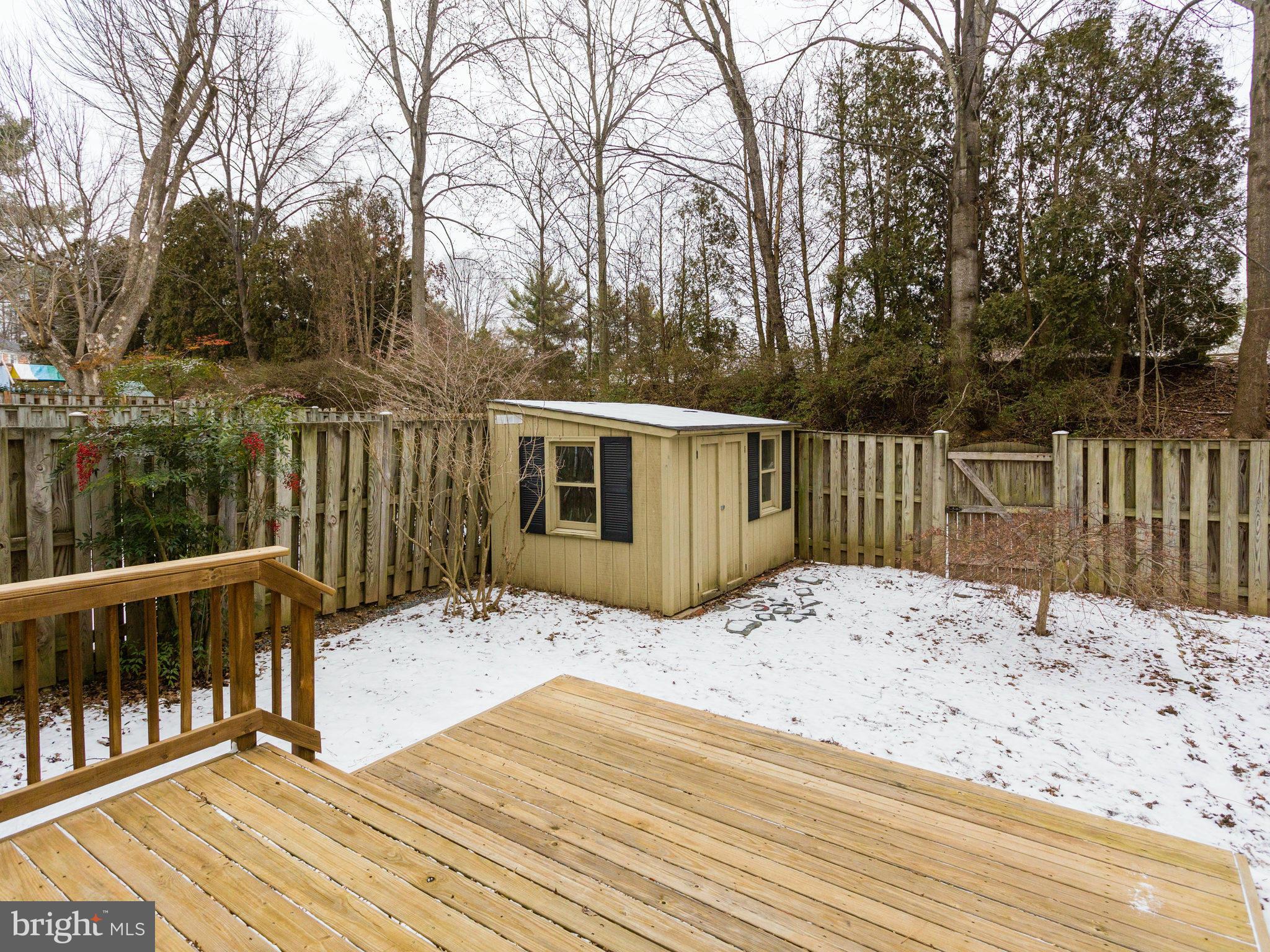 5457 Calvin Court Springfield, VA 22151 - Photo 24 of 30 Fully fenced yard w/deck and shed