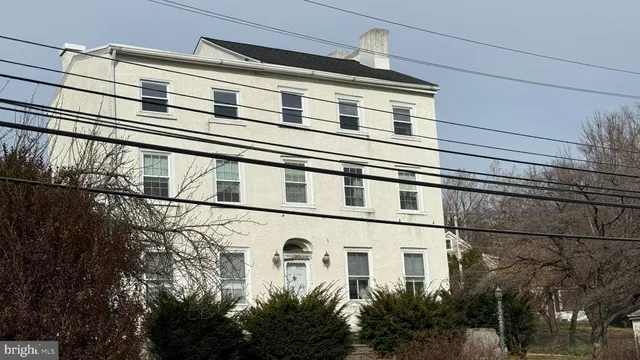 a large building with a large windows