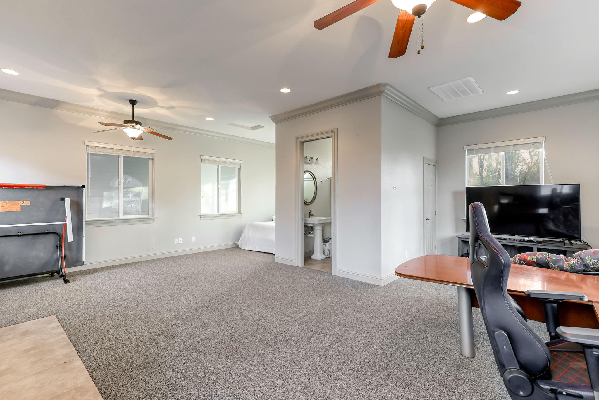 9271 Placer Road Redding, CA 96001 - Photo 35 of 45 a view of a livingroom with workspace and a window