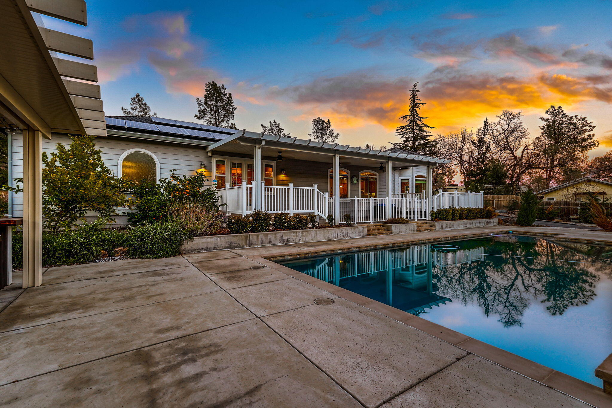 9271 Placer Road Redding, CA 96001 - Photo 37 of 45 a view of a house with a patio