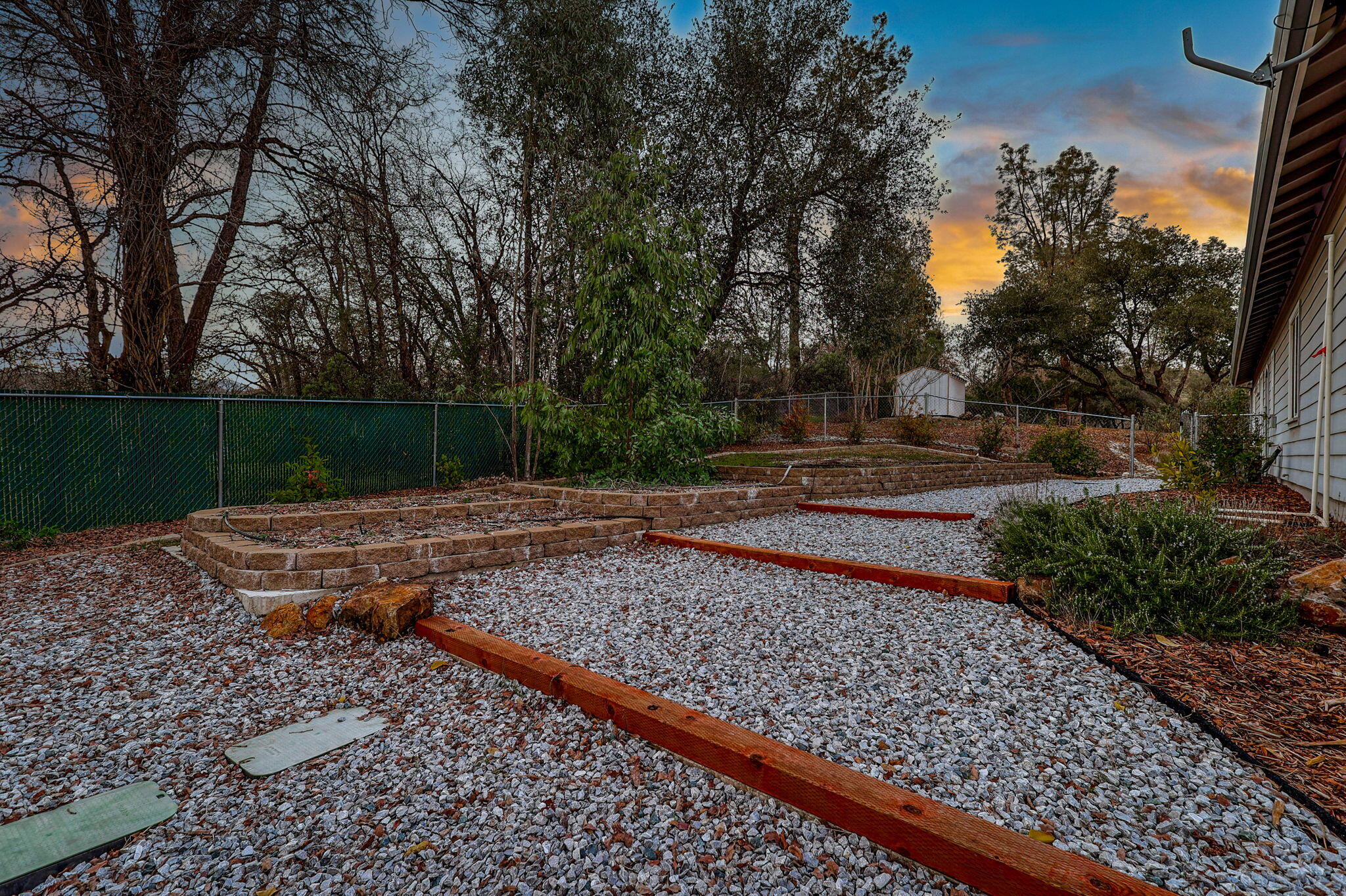 9271 Placer Road Redding, CA 96001 - Photo 40 of 45 a view of a backyard with trees