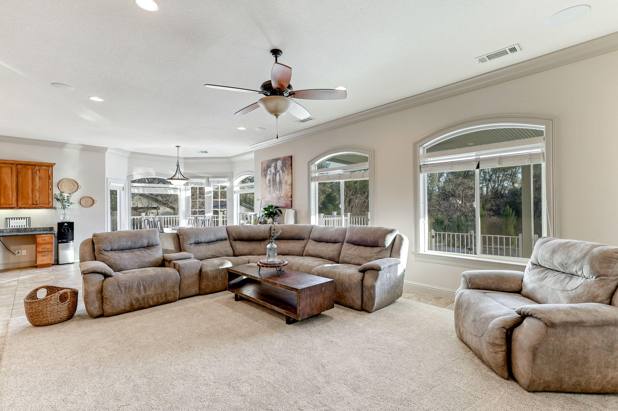 9271 Placer Road Redding, CA 96001 - Photo 8 of 45 a living room with furniture and a large window