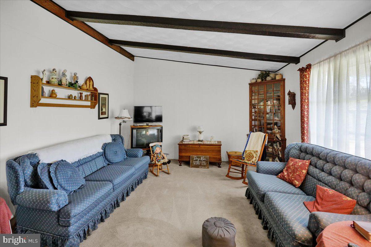 329 Gates Road Hershey, PA 17033 - Photo 8 of 34 Family Room with vaulted ceiling w/beams