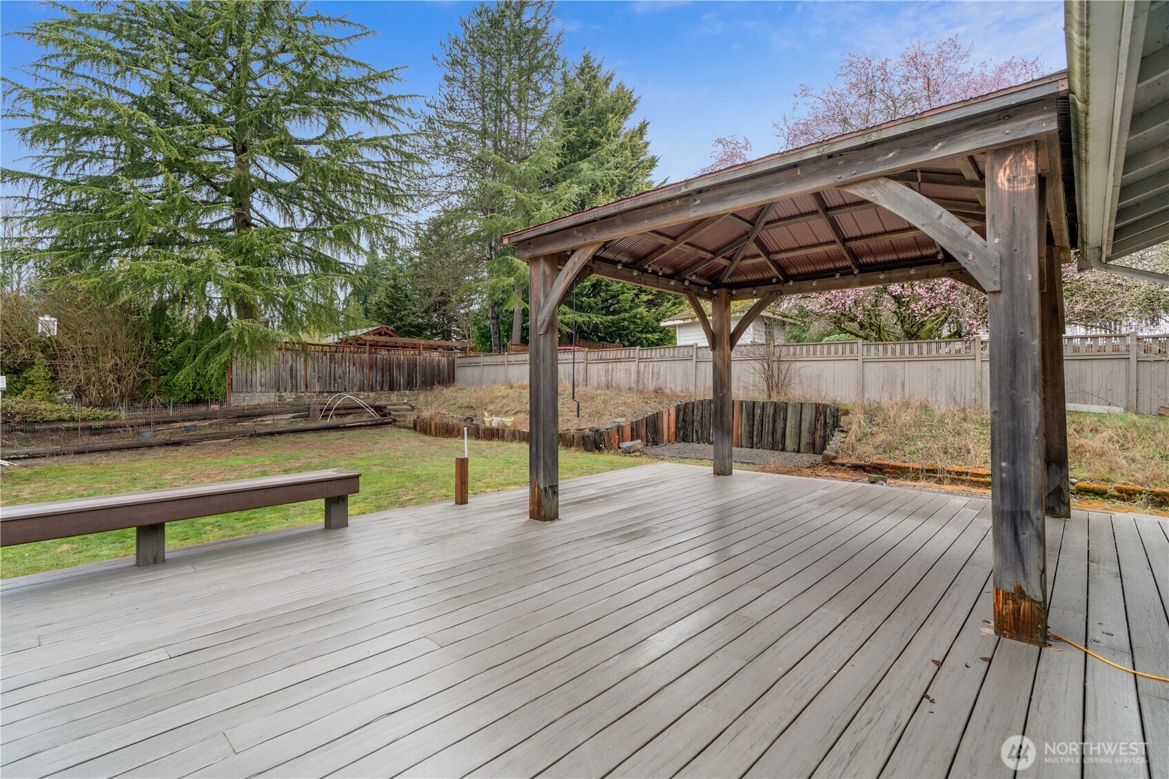 2401 185th Place Southeast Bothell, WA 98012 - Photo 8 of 36 a view of outdoor space with wooden floor and yard