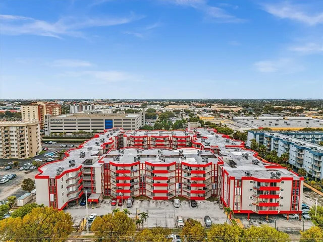 an aerial view of city