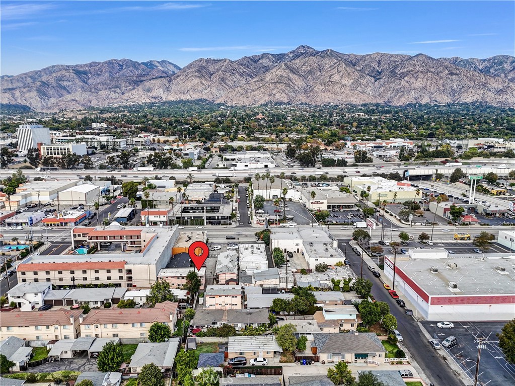 3622 East Colorado Boulevard, Unit 5 Pasadena, CA 91107 - Photo 10 of 12 an aerial view of residential houses and outdoor space