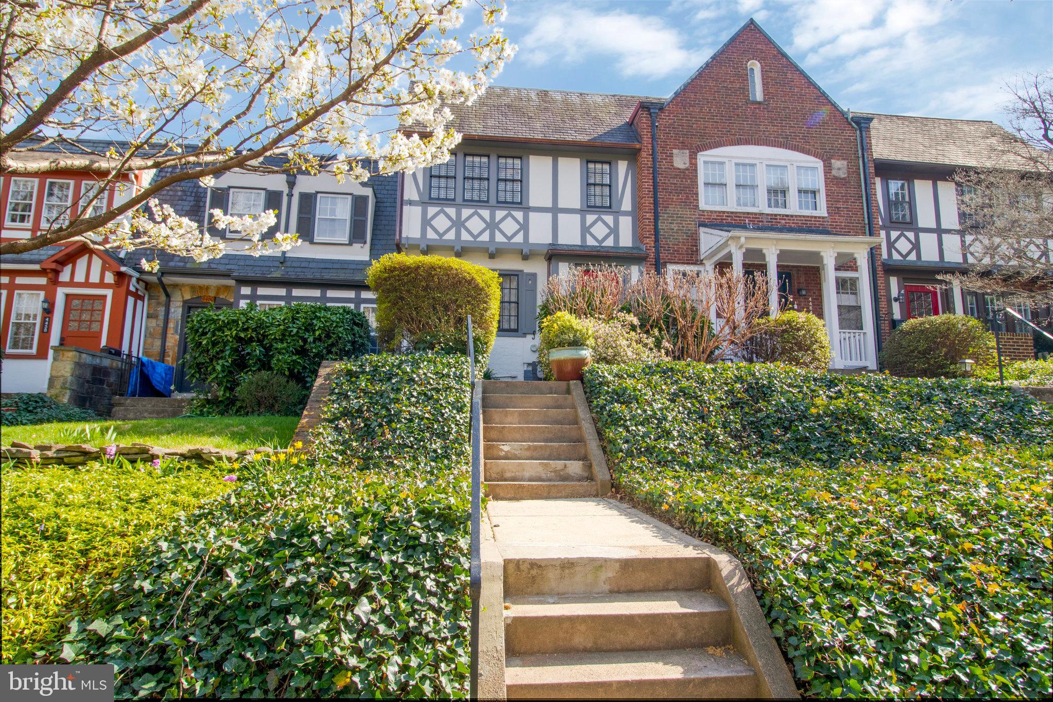 4462 Reservoir Road Northwest Washington, DC 20007 - Photo 2 of 46 Foxhall Village classic 1926 Tudor Revival home