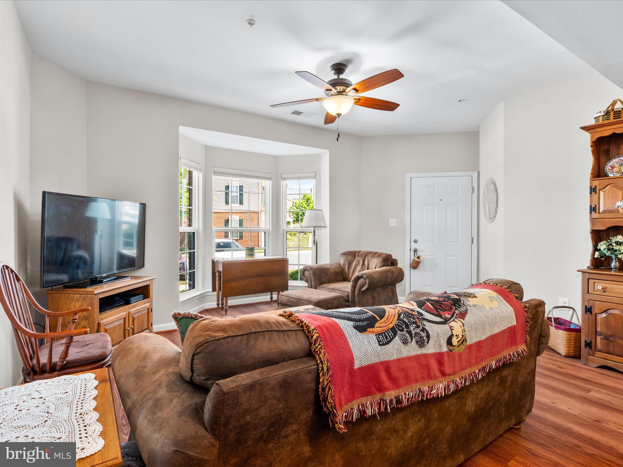 5039 Small Gains Way Frederick, MD 21703 - Photo 16 of 34 a bedroom with two beds and a flat screen tv