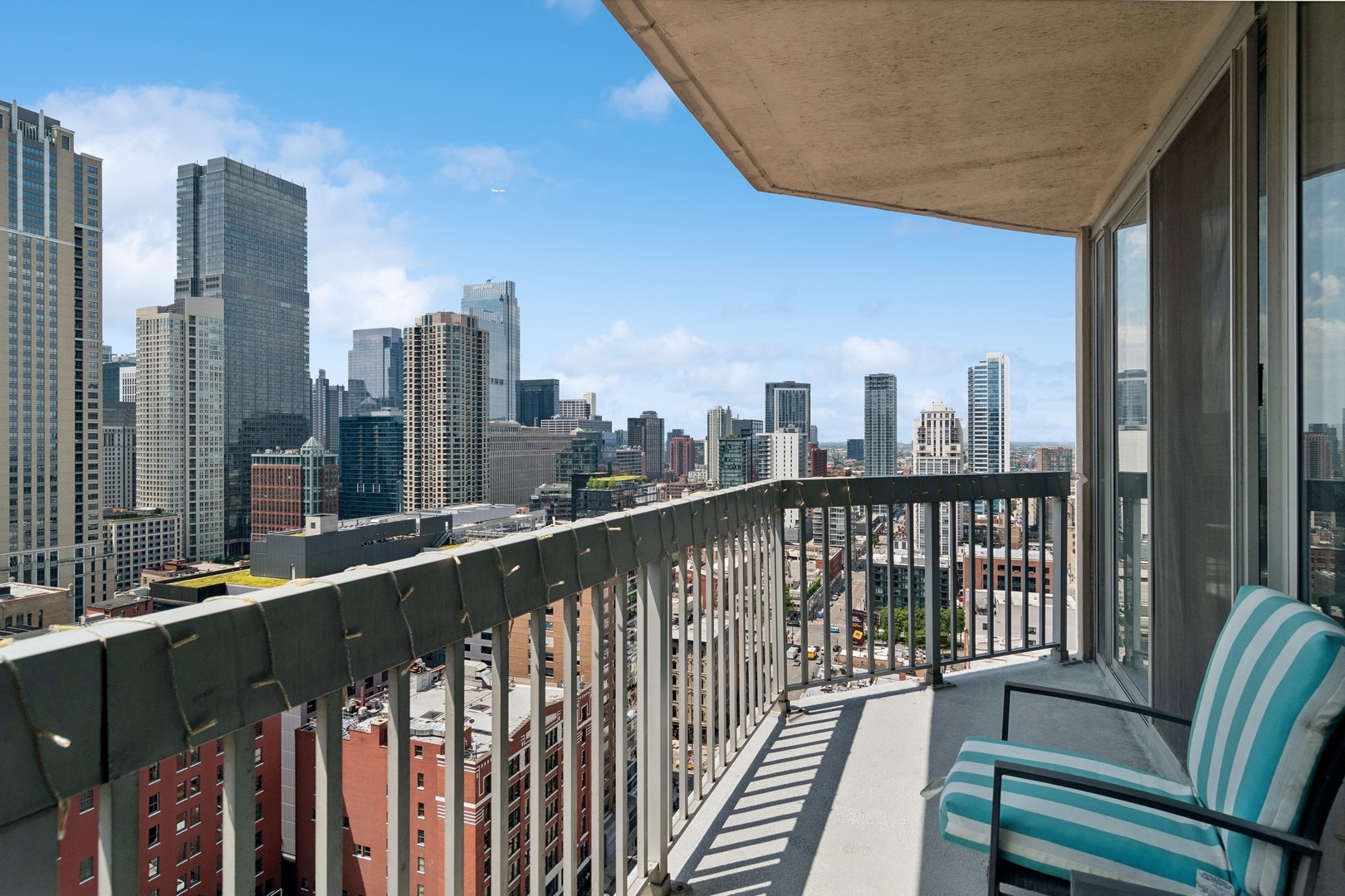 545 North Dearborn Street, Unit 2610 Chicago, IL 60654 - Photo 12 of 37 a view of city from a balcony