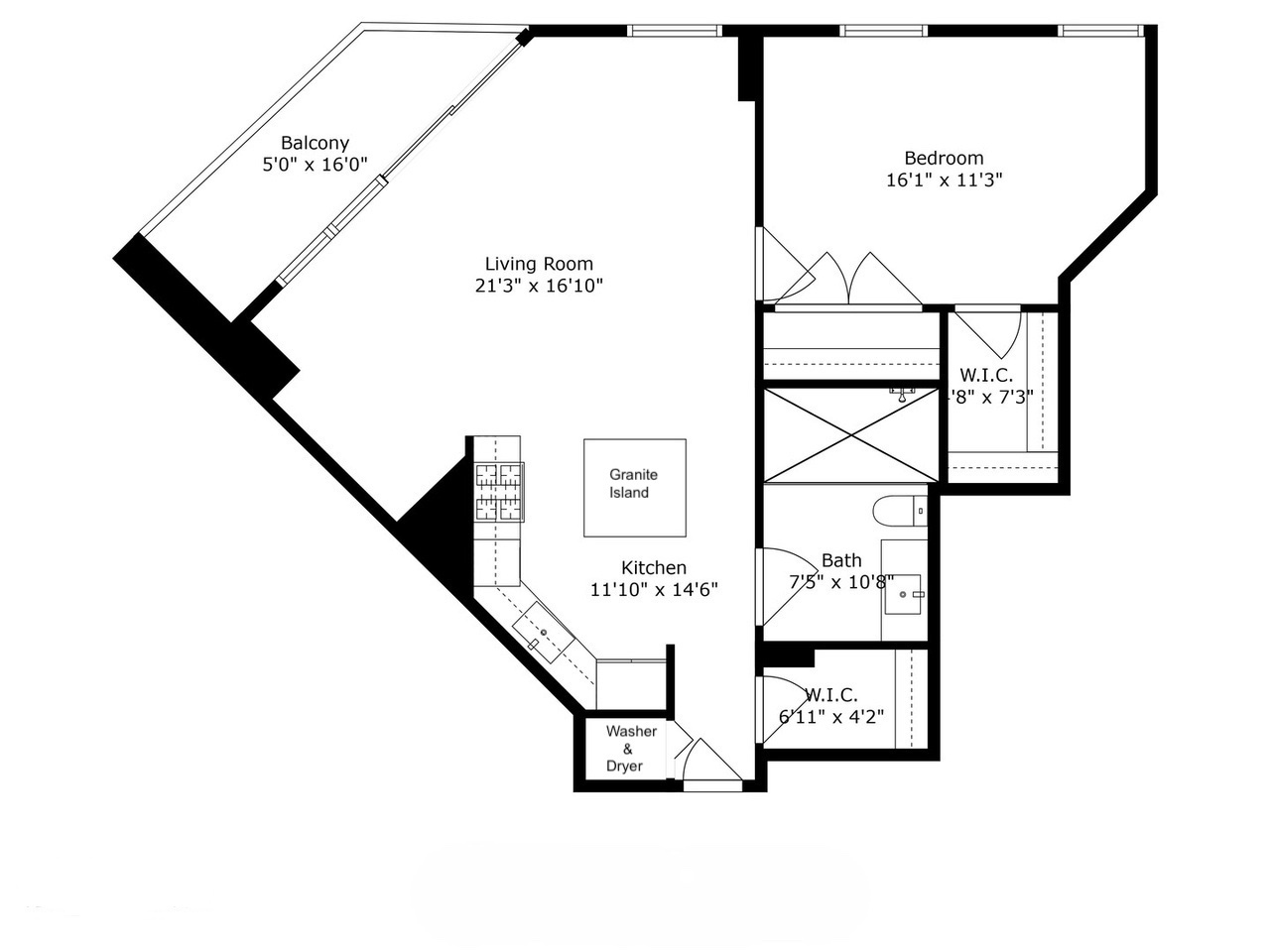 545 North Dearborn Street, Unit 2610 Chicago, IL 60654 - Photo 18 of 37 a sign on top of a wall