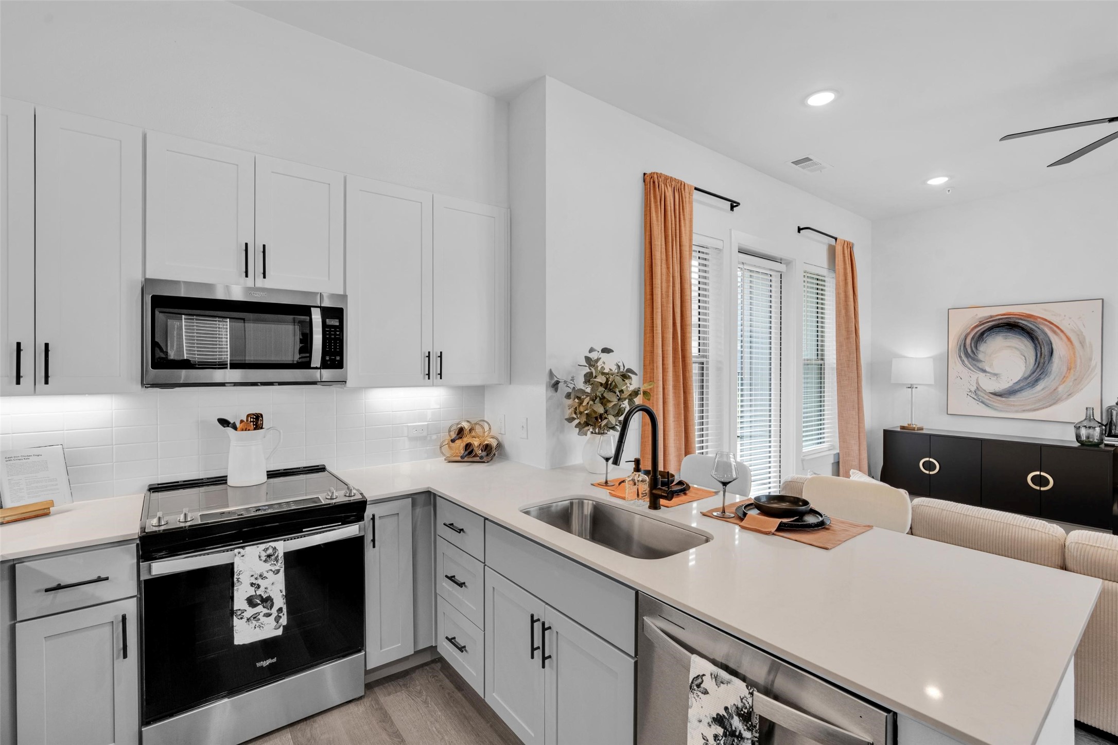 2020-710 Boykin Way Garland, TX 75040 - Photo 10 of 41 a kitchen with a sink stove and microwave