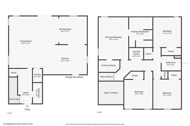 $447,500 | 181 Diagledog Street, St. Cloud, FL 34772