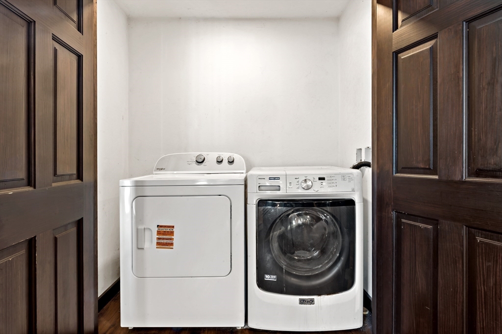 15 Hickory Ridge Road Rehoboth, MA 02769 - Photo 29 of 42 a utility room with dryer and washer
