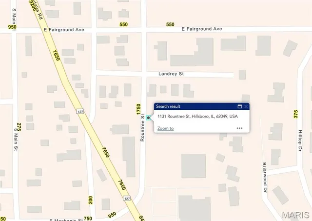 $37,500 | 1131 Rountree Street, Hillsboro, IL 62049